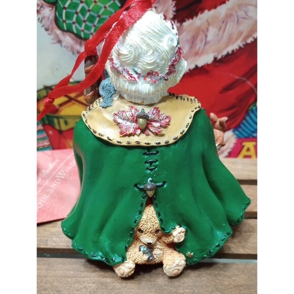 1999 Christopher Radko "Carved Nana Leaf " Woodland Winds Ornament Collection - Picture 11 of 14